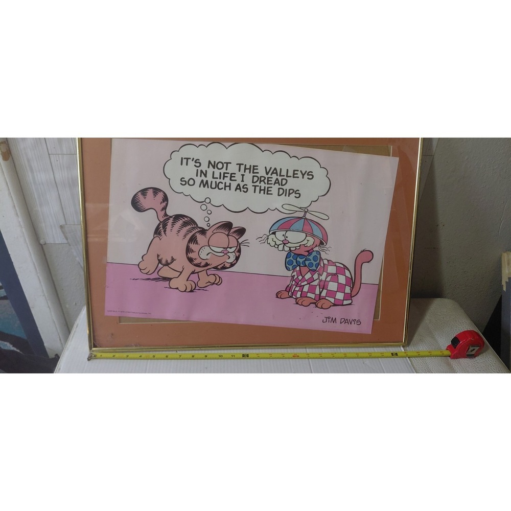Retro Comic Animation Collectible vintage office 78 Garfield motivational Poster - Picture 11 of 16